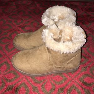 Fuzzy boots